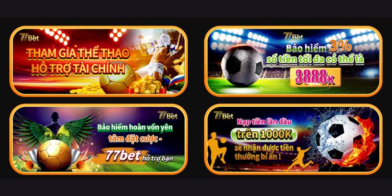 Khuyến mãi hot khi tham gia sảnh thể thao tại nhà cái 77BET